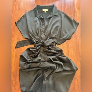 Women’s Silk Black Dress